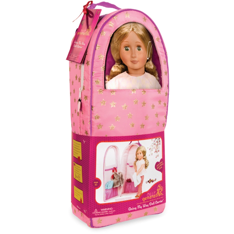 Our Generation Puppen-Tragetasche rosa Mehrfarbig