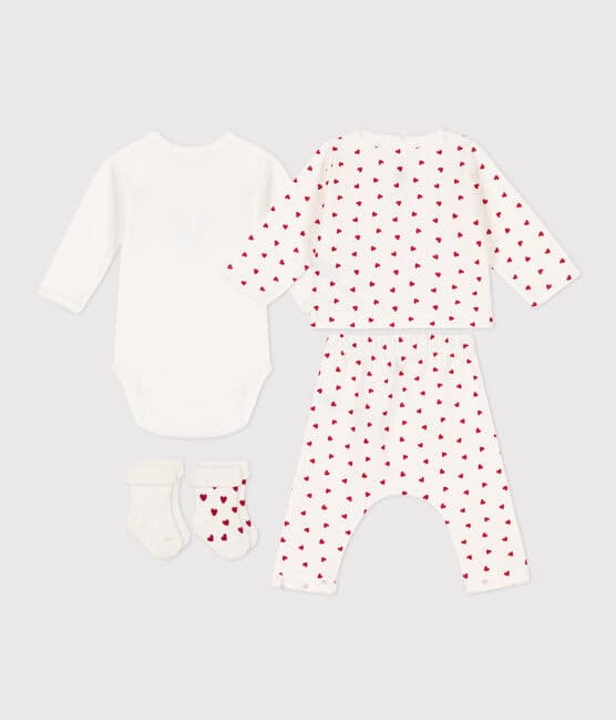 Coffret cadeau naissance petit cœur