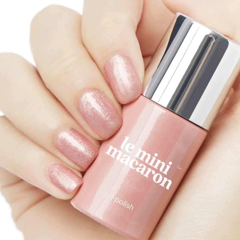 Le Mini Macaron Gel Manicure Kit - Rose Gold