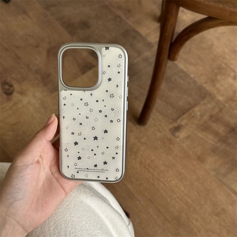 Elliure - Star telefoonhoesje - iPhone 16 Pro Max / 16 Pro / 16 Plus / 16 / 15 Pro Max / 15 Pro / 15 Plus / 15 / 14 Pro Max / 14 Pro / 14 Plus / 14 / 13 Pro Max / 13 Pro / 13 / 13 Mini