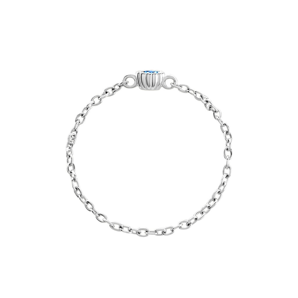 Bague Rio Argent Blanc Spinelle