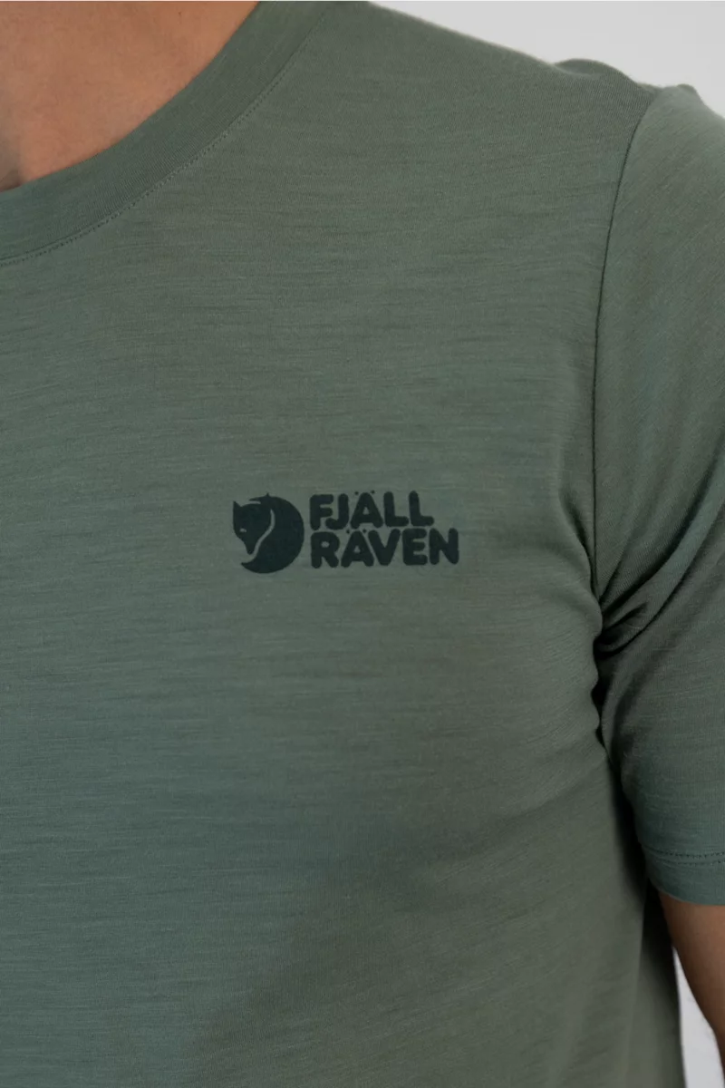 Fjällräven Abisko Wool Logo Herren T-Shirt