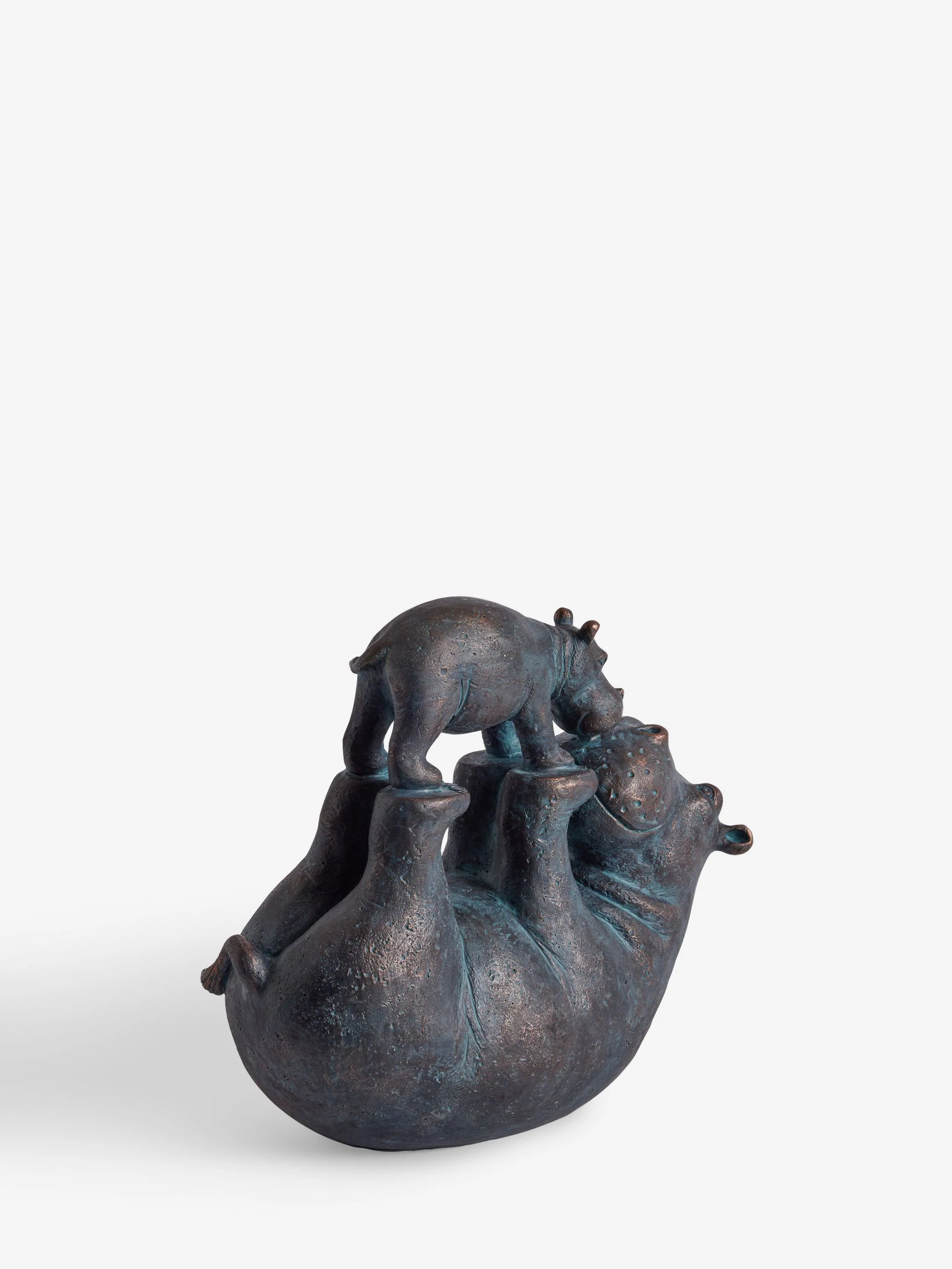 Hattie and Henry Hippo Kissing Ornament