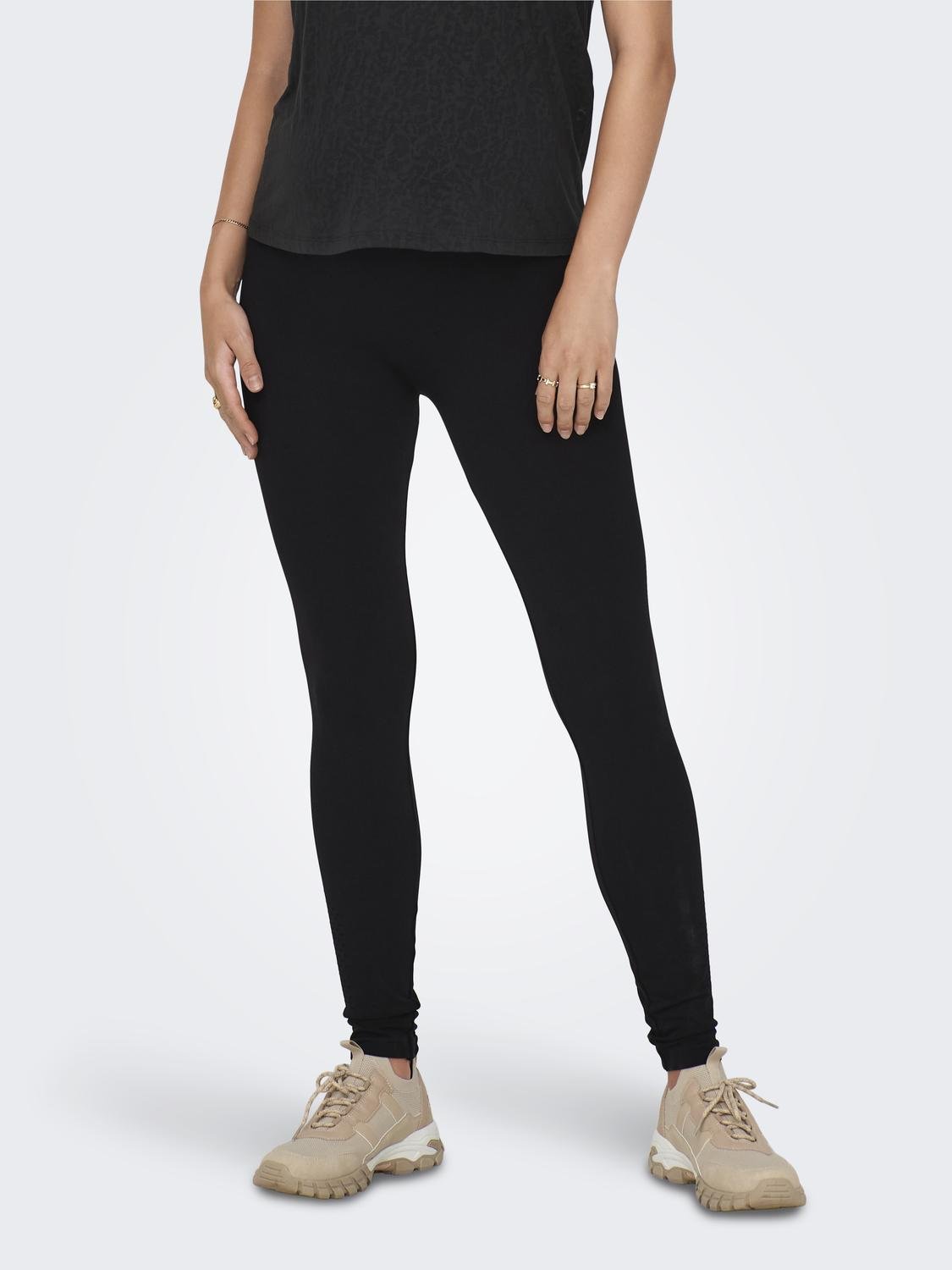 OLMKIA Normal geschnitten Sportleggings Black