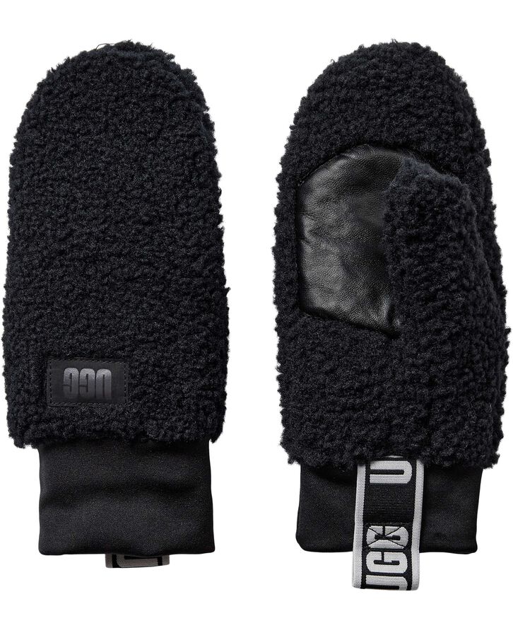 UGG UGGfluff Mitten Wi Black