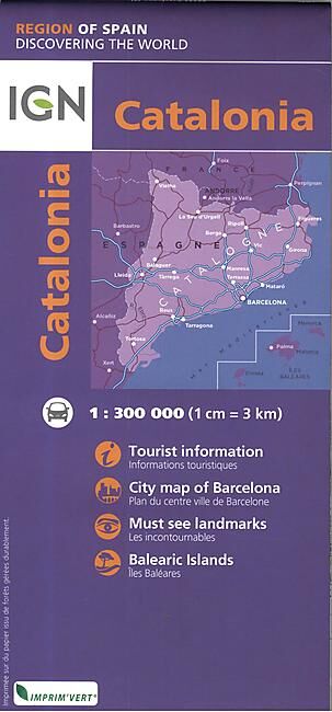 IGN - CATALOGNE 1 300 000