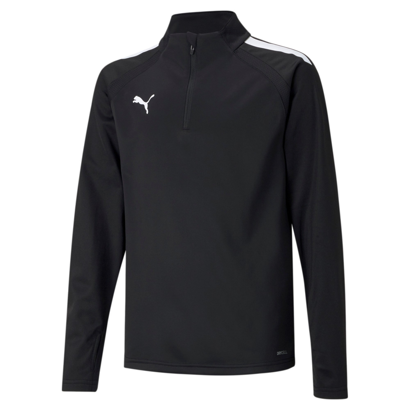 PUMA teamLIGA Trainingstrui 1/4-Zip Kids Zwart Wit