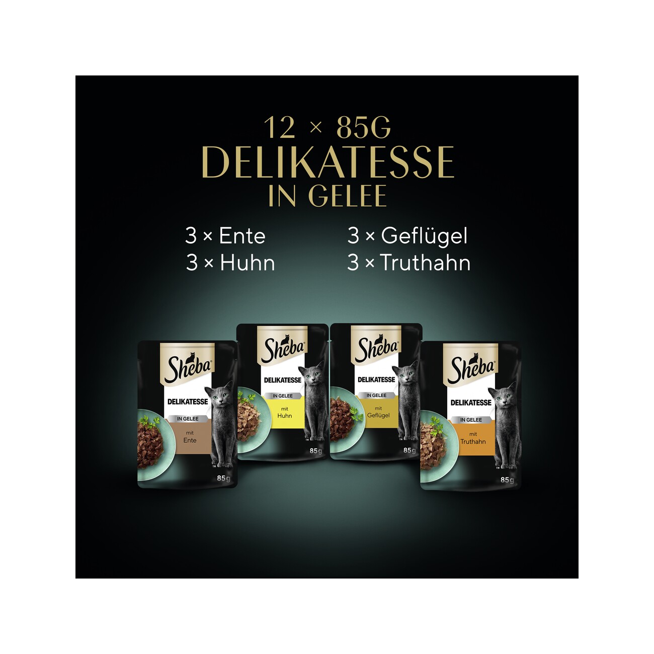Sheba Delikatesse in Gelee 12x85g