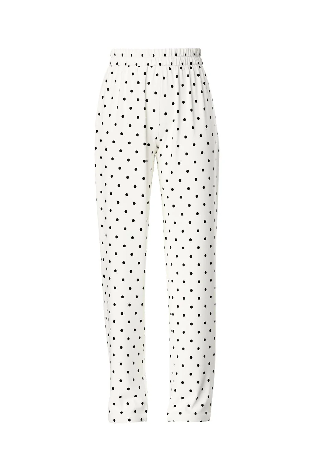Pieces Pcmalou Straight Pant 4726121 bright white black dots