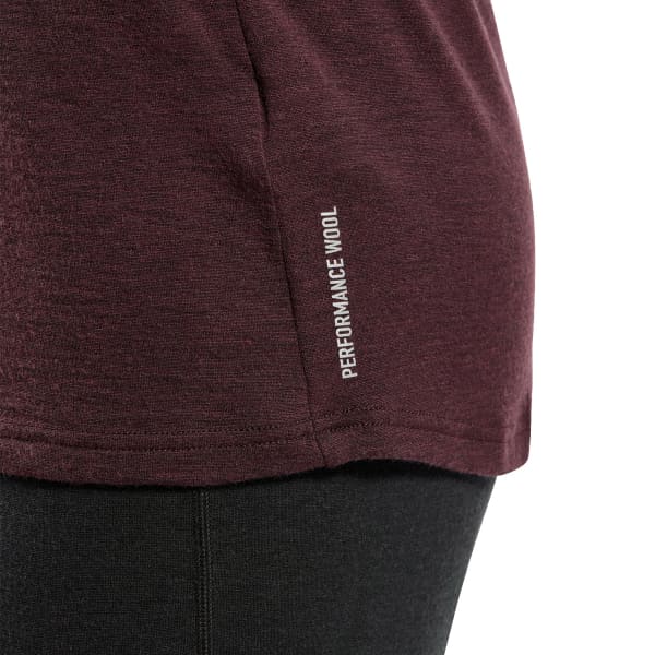T-shirt thermique ODLO REVELSTOKE PW 150 BL TOP CREW NECK L/S BLACK/FUDGE MELANGE