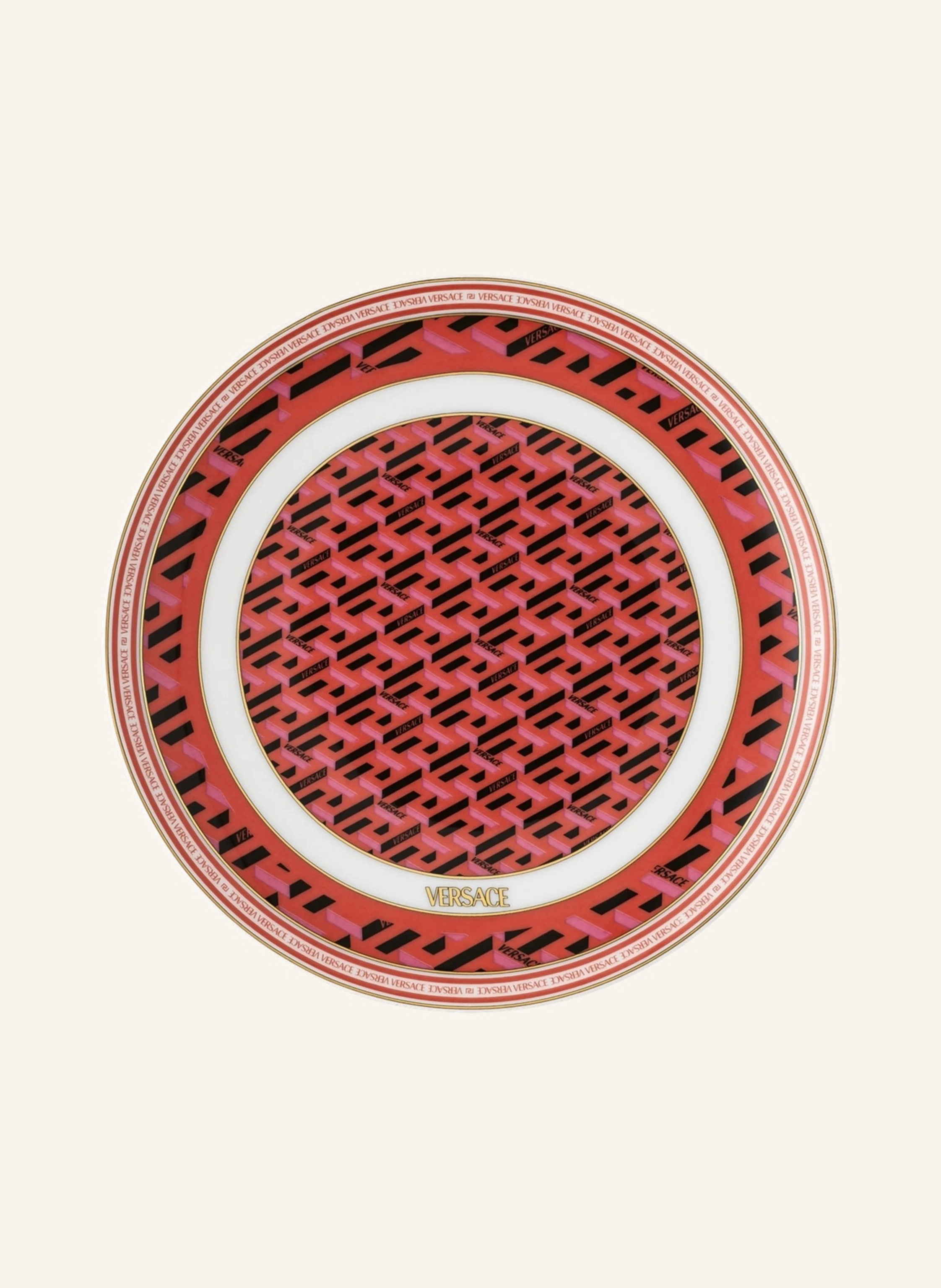 Rosenthal meets VERSACE Brotteller LA GRECA SIGNATURE RED