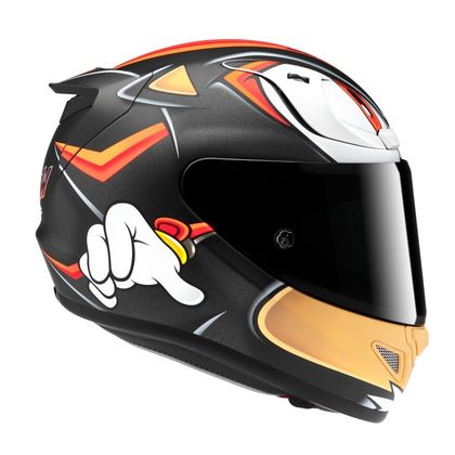 Casque Hjc RPHA 12 - SHADOW THE HEDGEHOG - Noir / Rouge