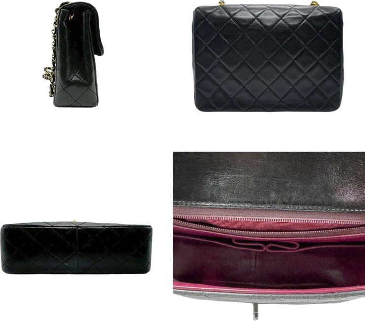 Chanel Vintage Chanel Crossbody Bag Black