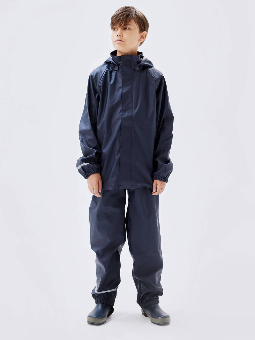 NAME IT kids regenpak Donkerblauw
