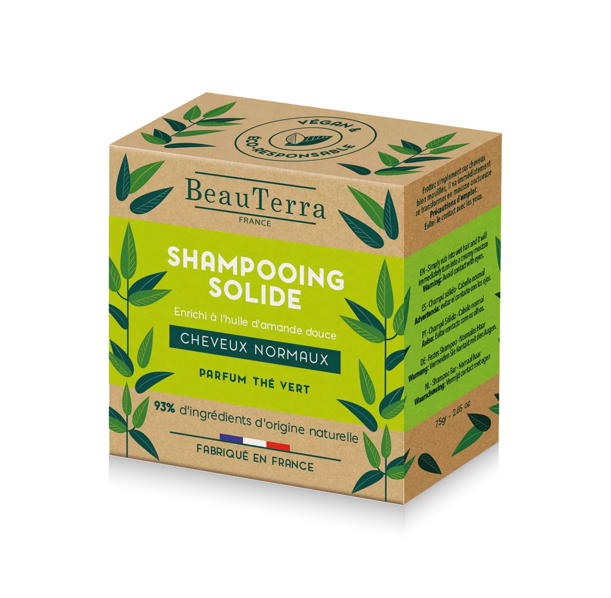 BeauTerra Shampoo Bar Normal Hair - 75 gr.