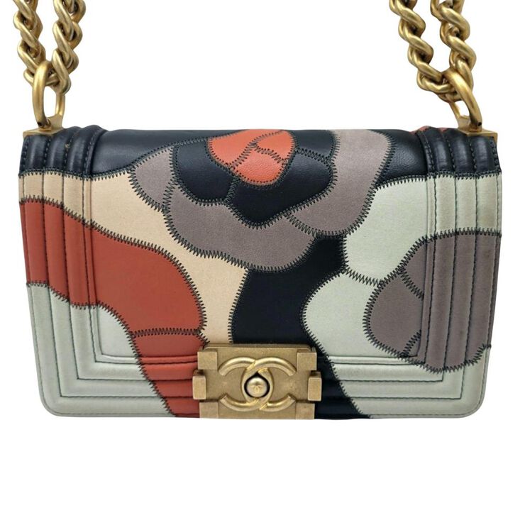Chanel Vintage Chanel Boy Bags Multicolor