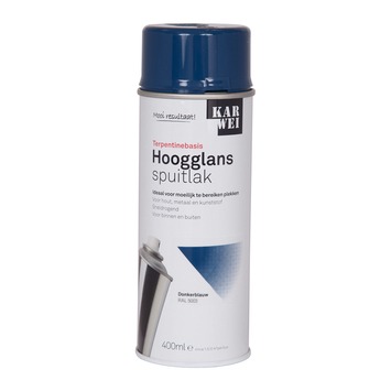 KARWEI spuitlak hoogglans marineblauw 400 ml
