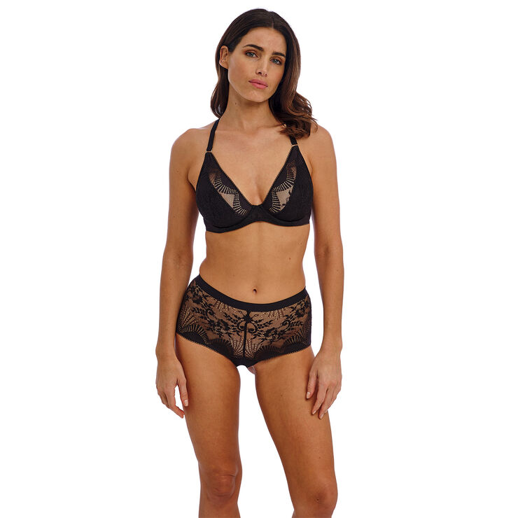 Wacoal SENSU LACE UW PLUNGE BRA Black
