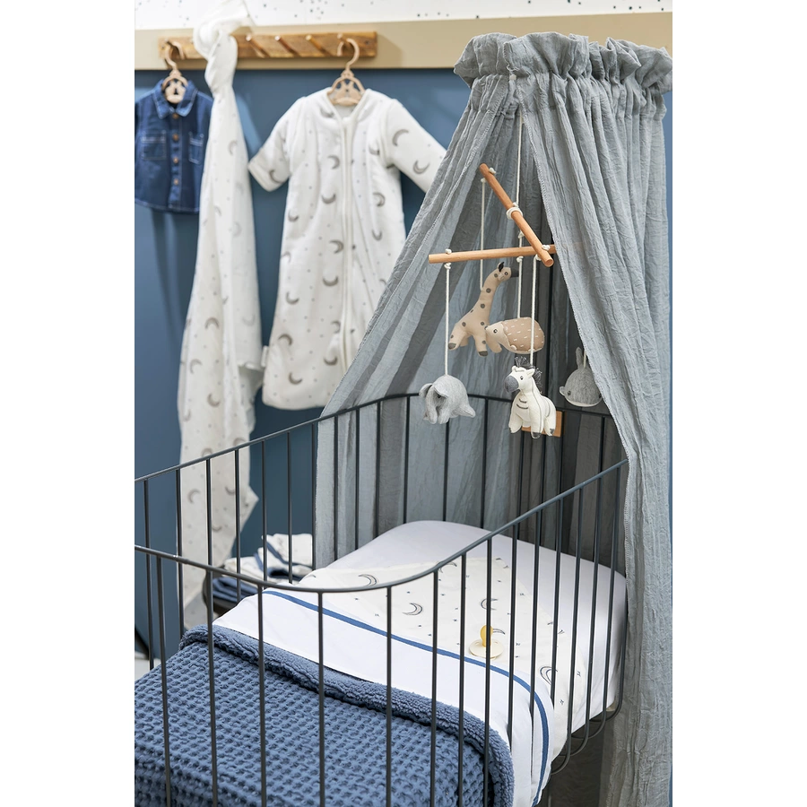 MEYCO Baby Blies Bettlaken Indigo