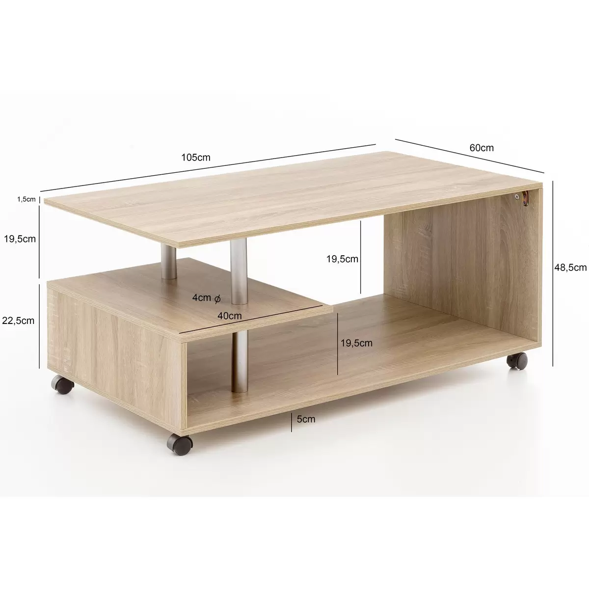 Couchtisch Dax Sonoma Eiche