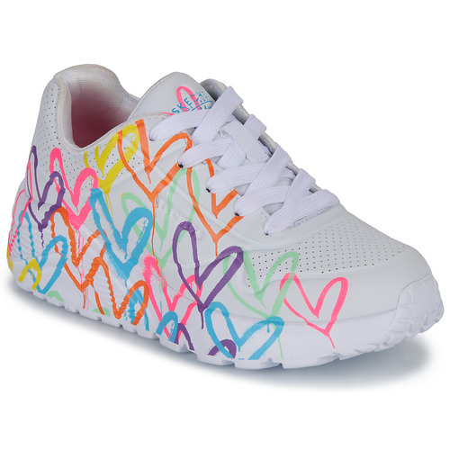 Skechers - UNO LITE BASKETS - Blanc / Multicolore