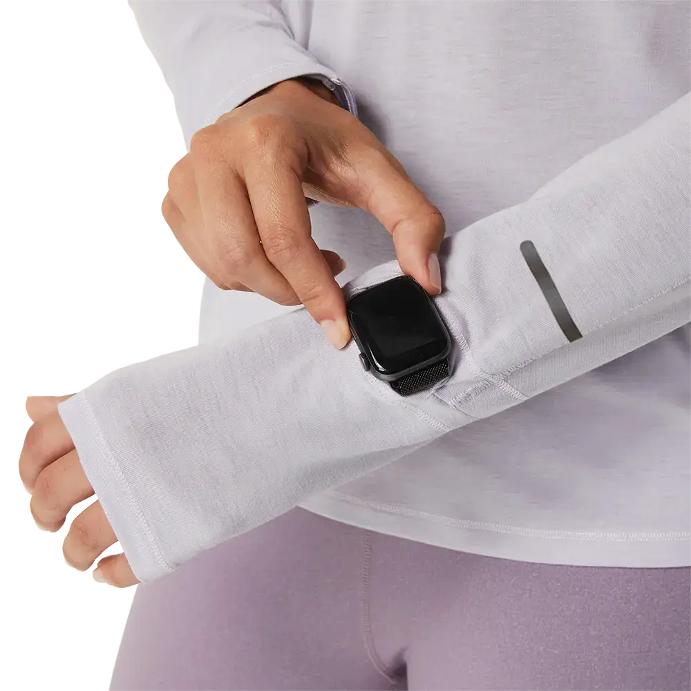 ASICS Metarun 1/2 Zip Hardloopshirt Lange Mouwen Paars Dames