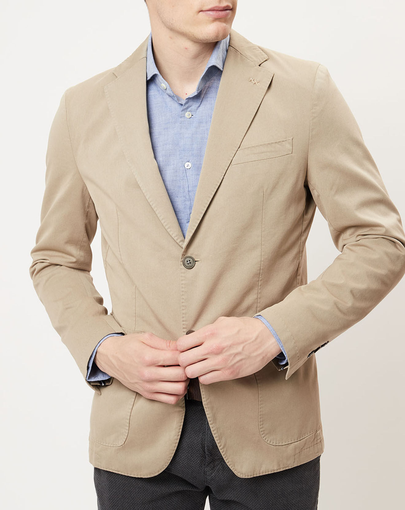 Marc O'Polo Veste blazer regular fit beige