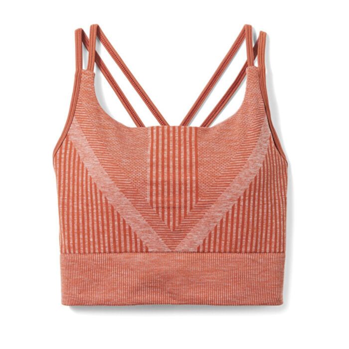 Smartwool Dame BH Intraknit Strappy Bra Pink
