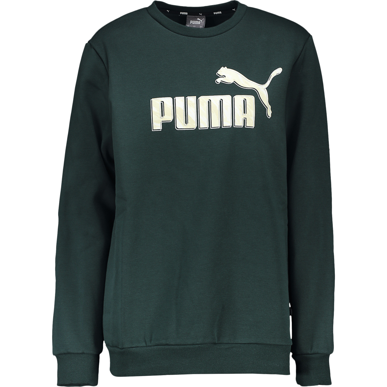 Puma Herren-Sweatshirt Graphic Crew XL, dunkelgrün