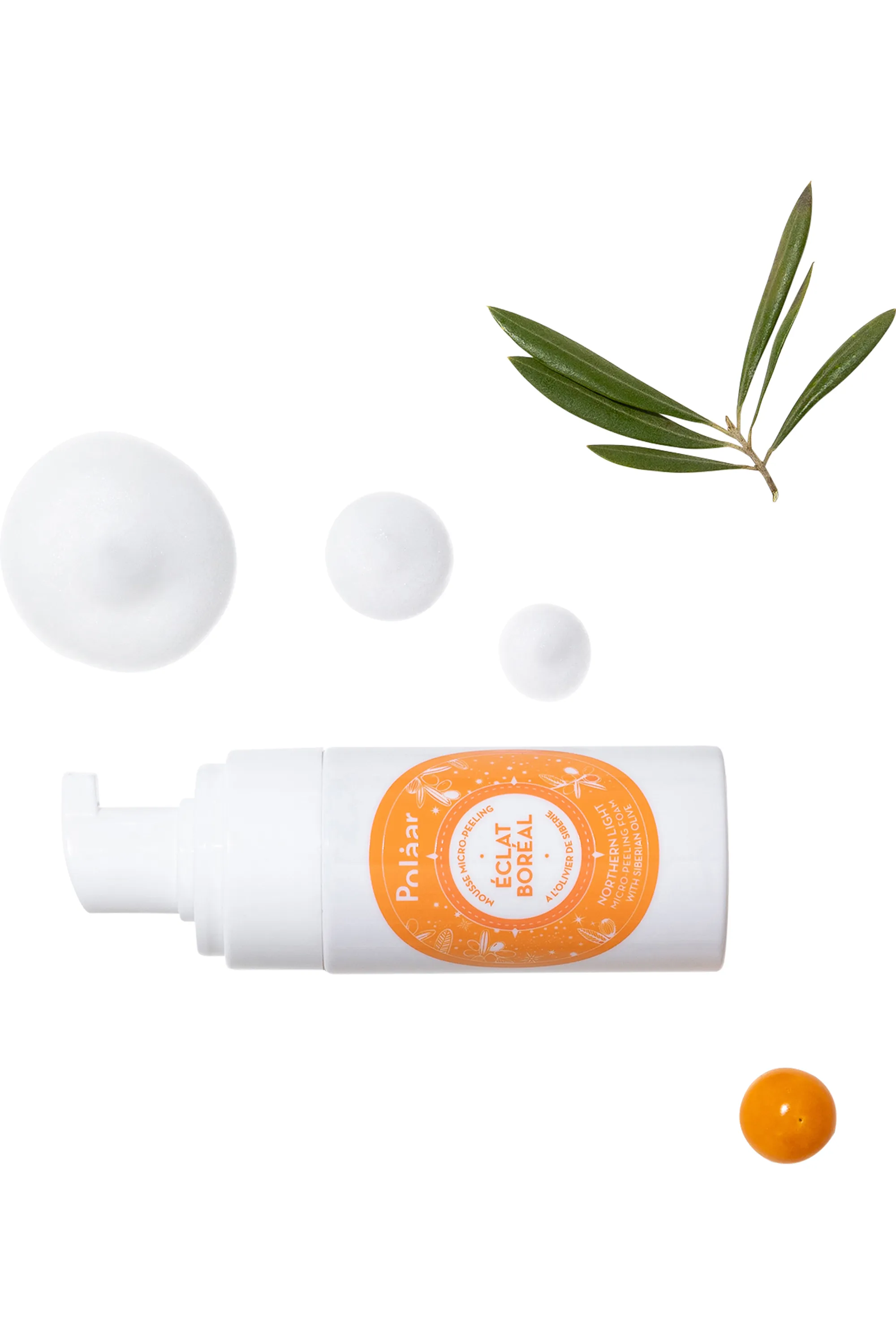 Polaar Mousse micro-peeling Eclat Boréal à l’Olivier de Sibérie-100 ml