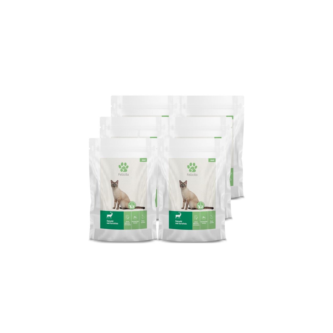 Fellicita Damwild 6x 295 g Frischebeutel