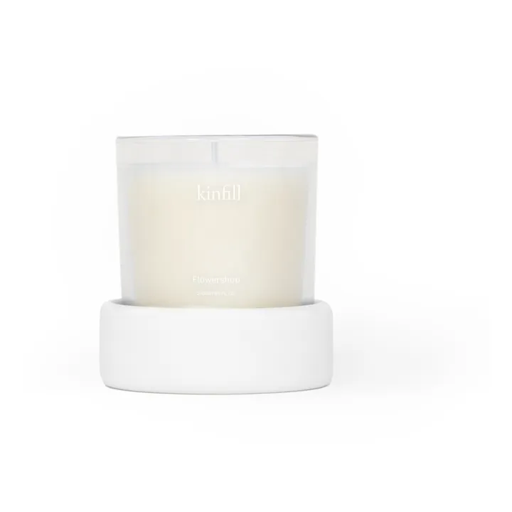 Kinfill Bougie parfumée Flowershop | Blanc