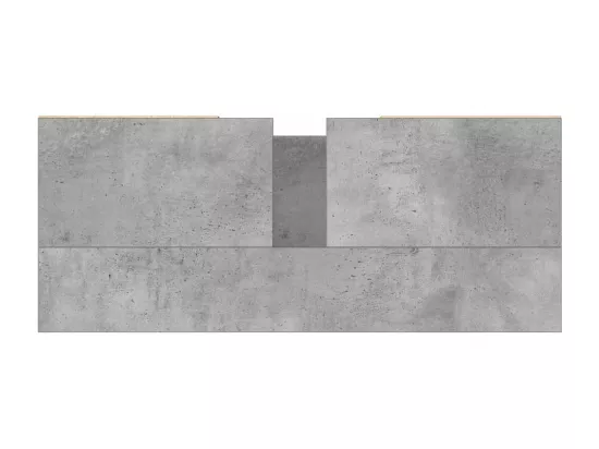 Armoire salle de bain gris béton 80x33x60cm bois d'ingénierie