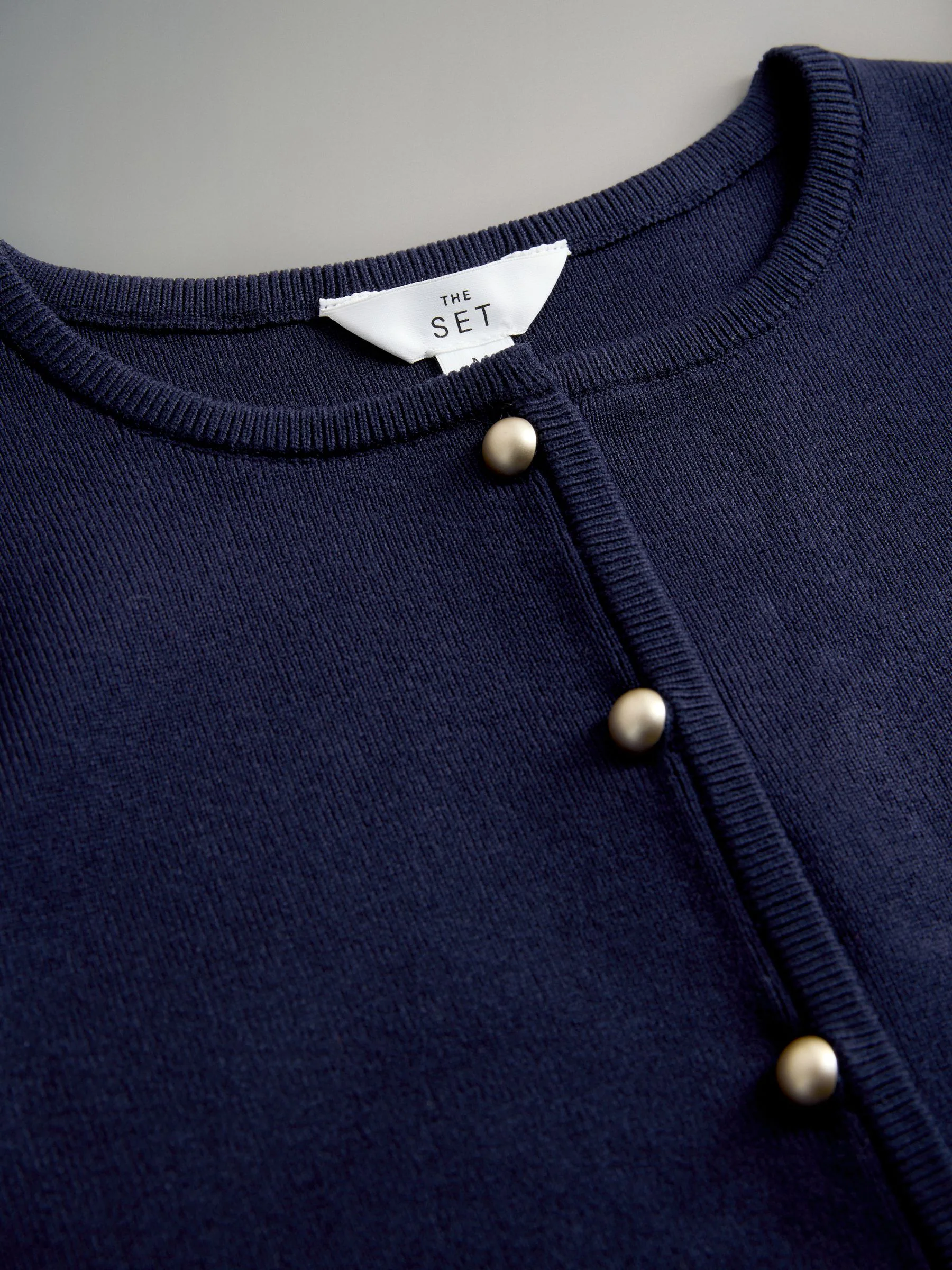 The Set 2 Pack Knitted Gold Button Vests