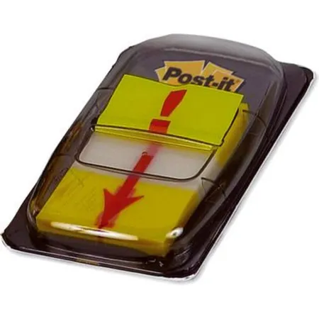 Post-it® Haftstreifen Index Symbol, 25,4 x 43,2 mm, Ausrufezeichen, gelb, 50 Streifen