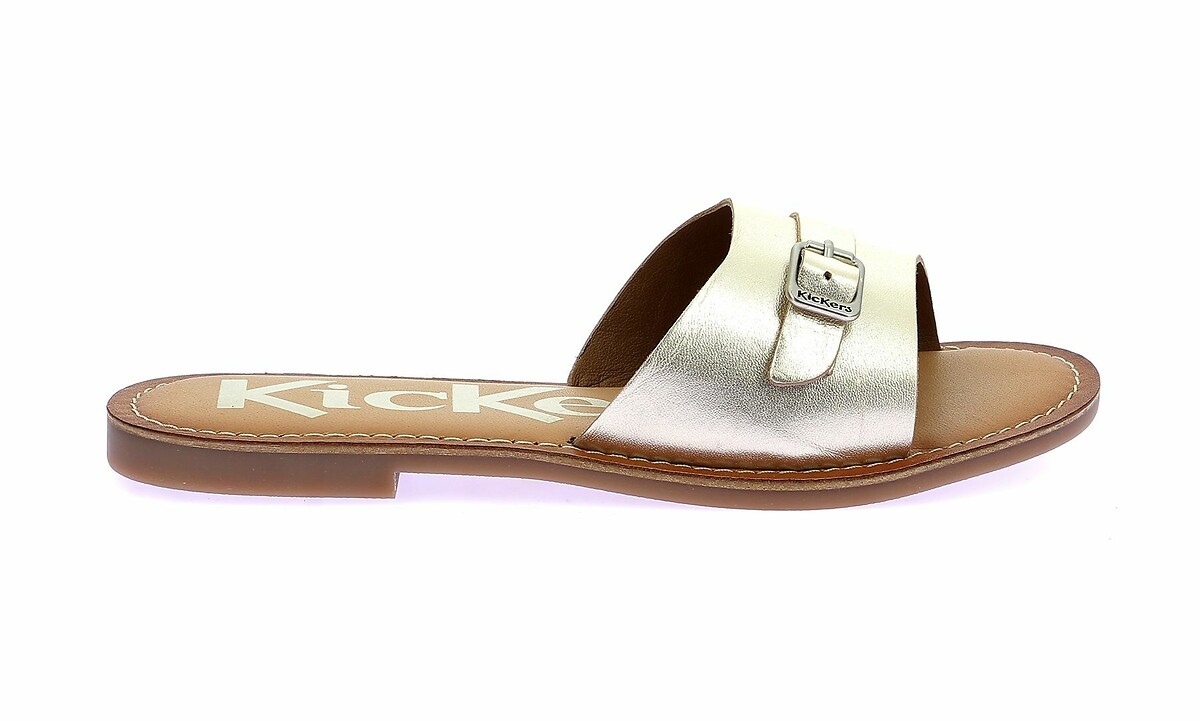 KICKERS<br>Mules de couro Kick Diwana