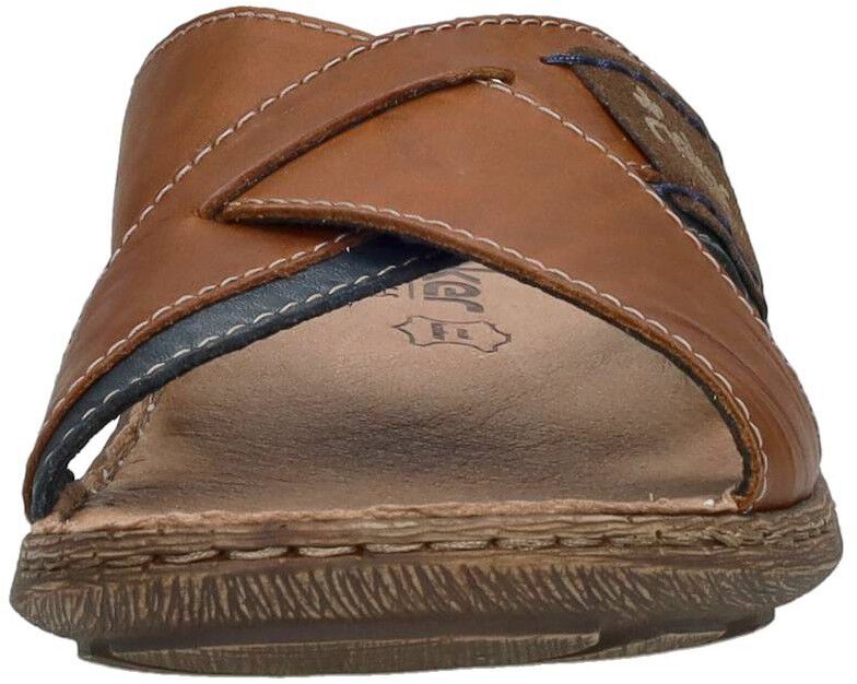 Rieker Heren slippers cognac