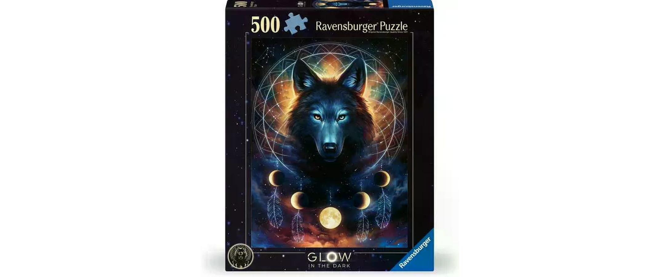 Puzzle Leuchtender WolfLeuchtpuzzle