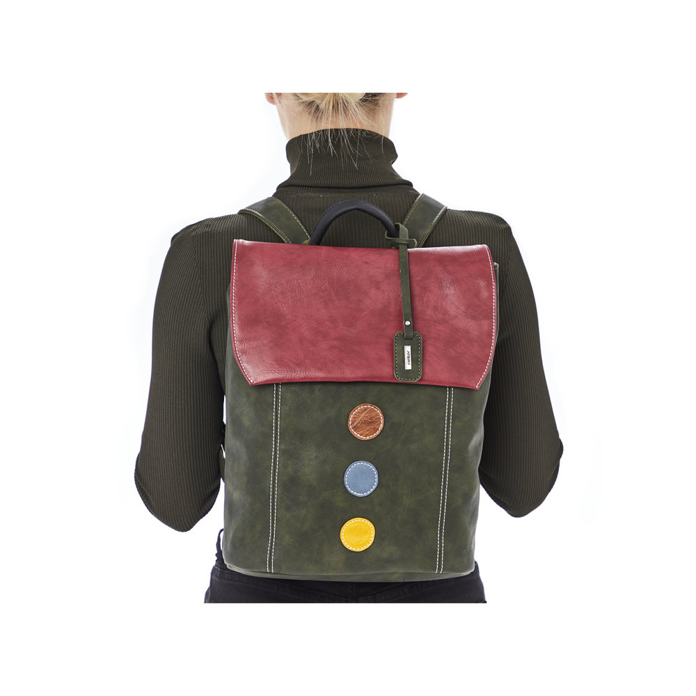 Rieker Rucksack dunkelgrün grün