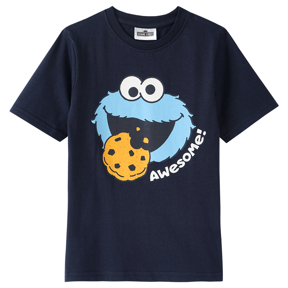 Topolino Sesamstraße T-Shirt mit Print dunkelblau