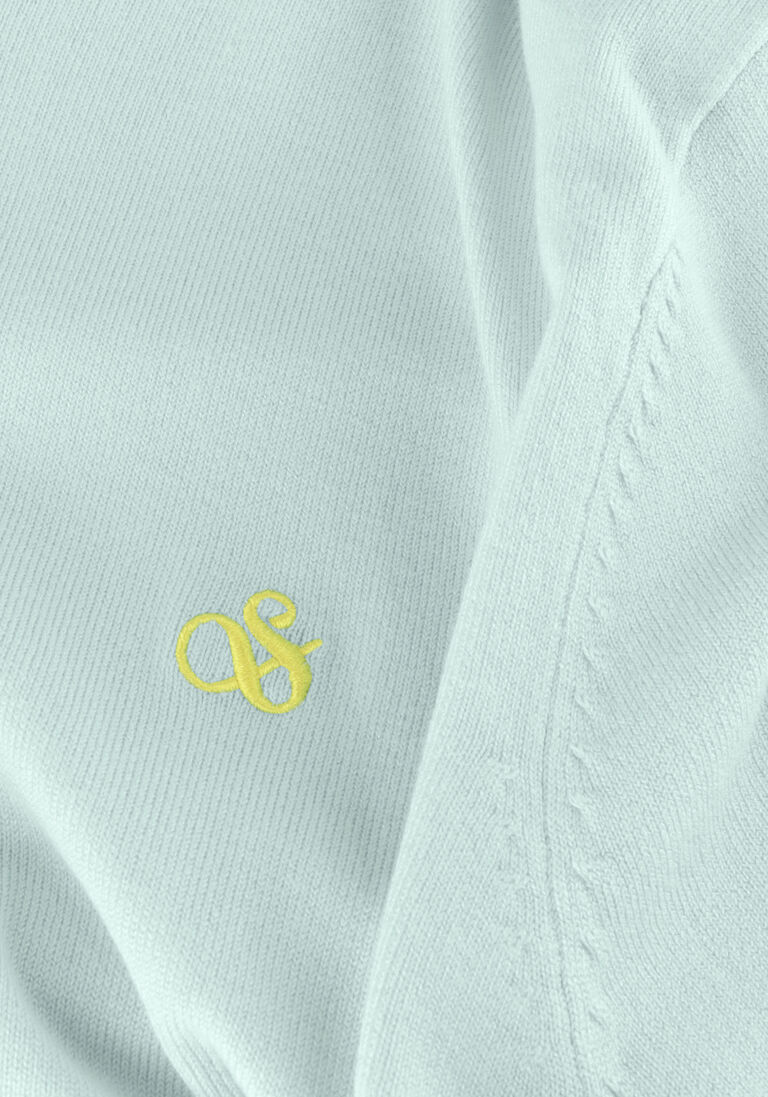 SCOTCH & SODA mint scotch & soda trui essential ecovero pullover