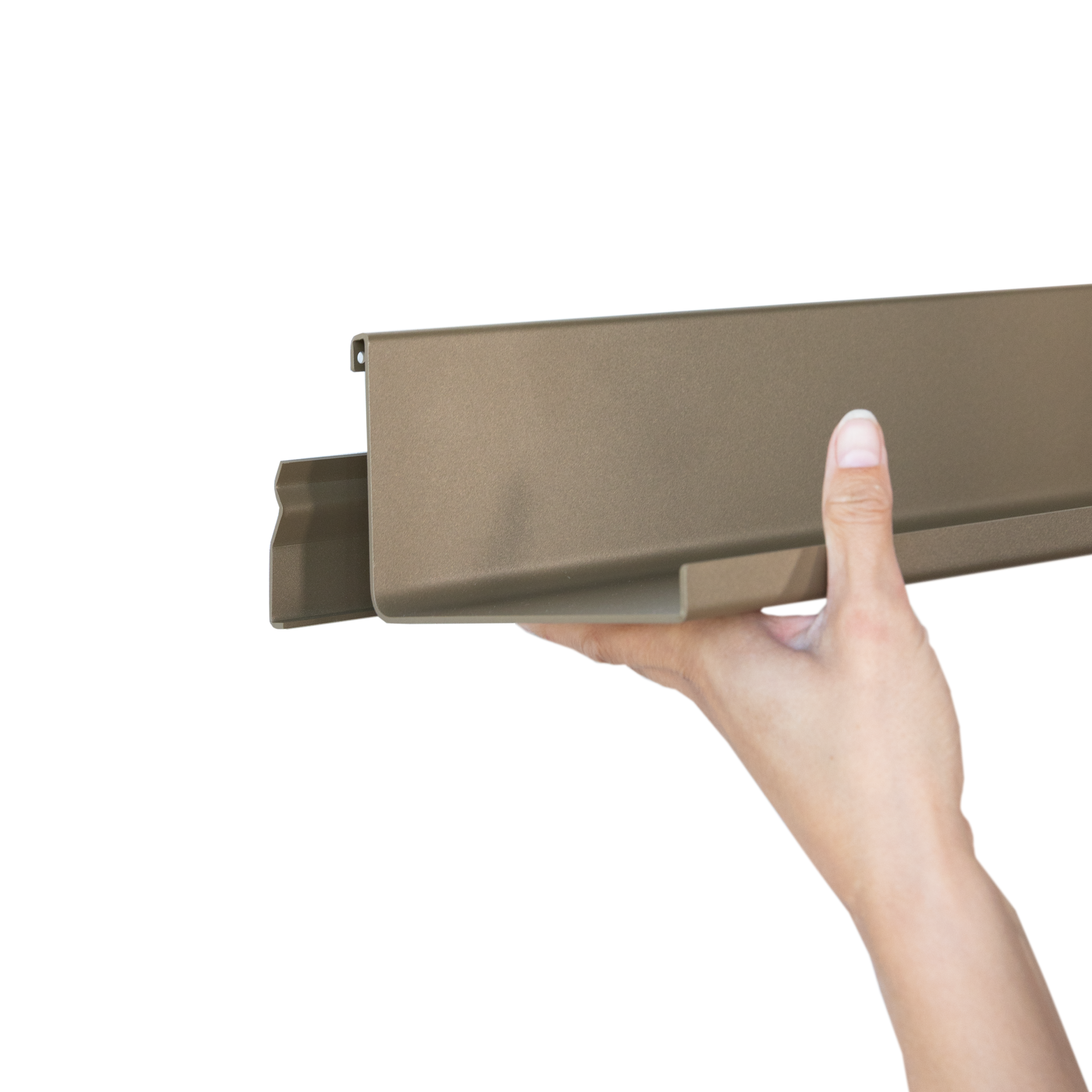 Wandplank 100x15 cm anodic brons