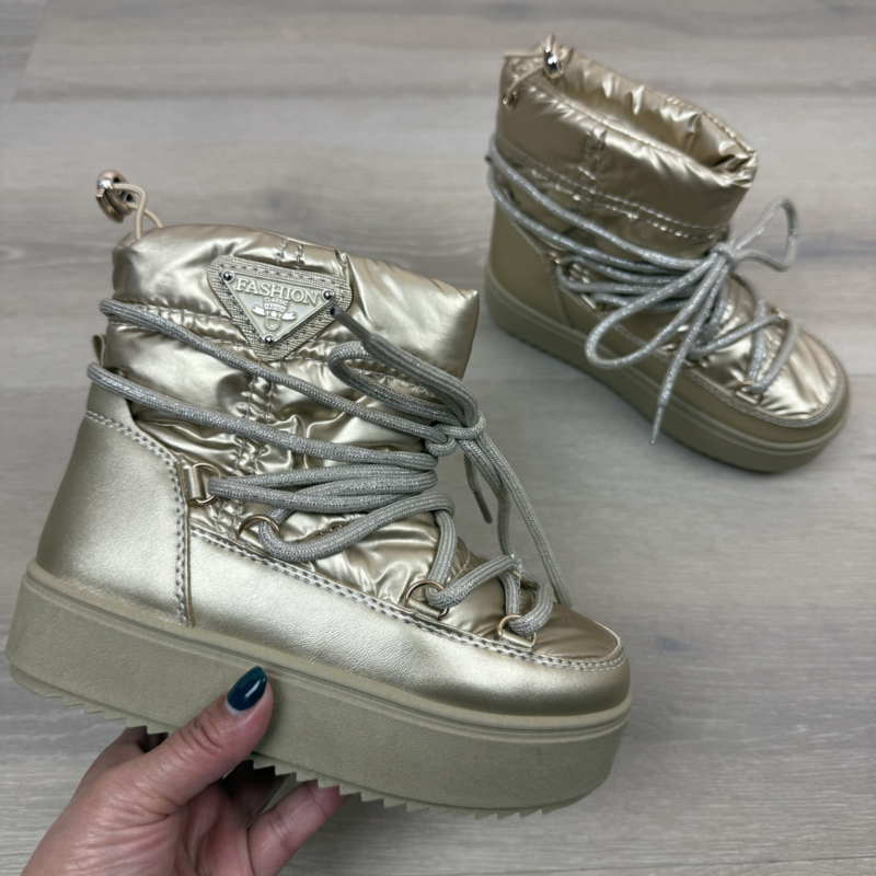 Snow boots - goud