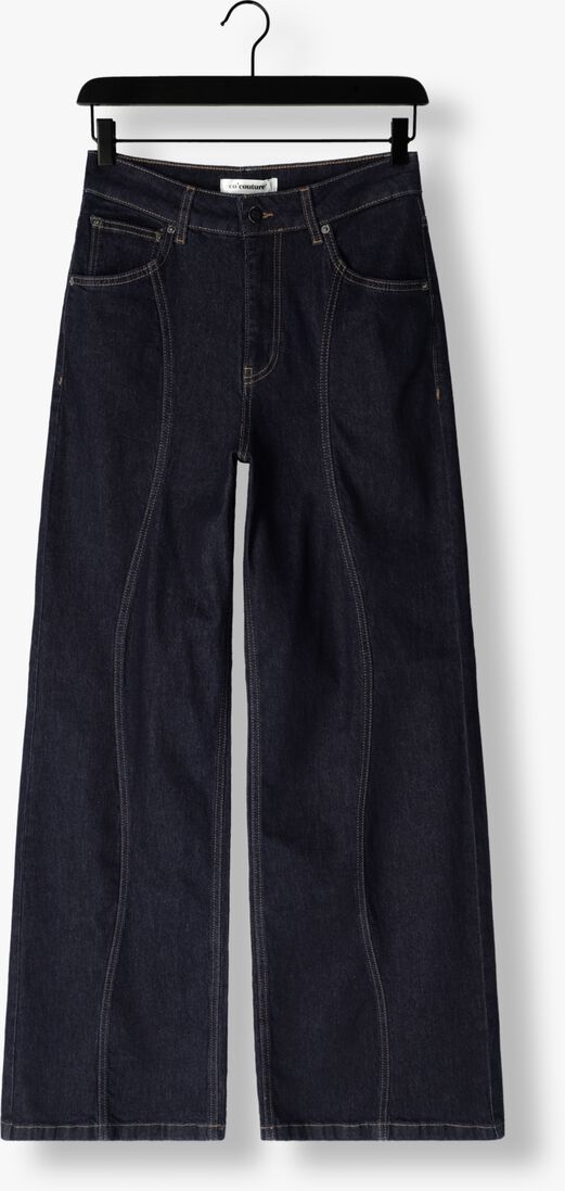 donkerblauwe co'couture wide jeans wilson wave long jeans