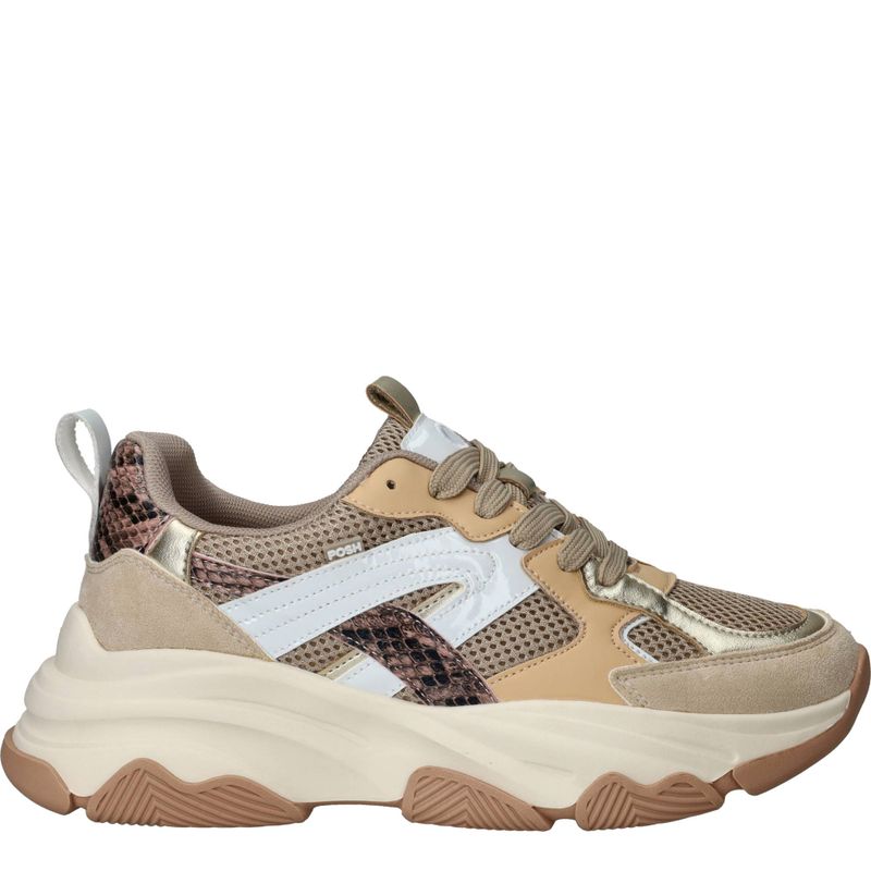 POSH by Poelman Sneakers Beige Dames