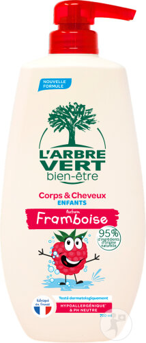 Arbre Vert Corps & Cheveux Enfants Extraits Framboise