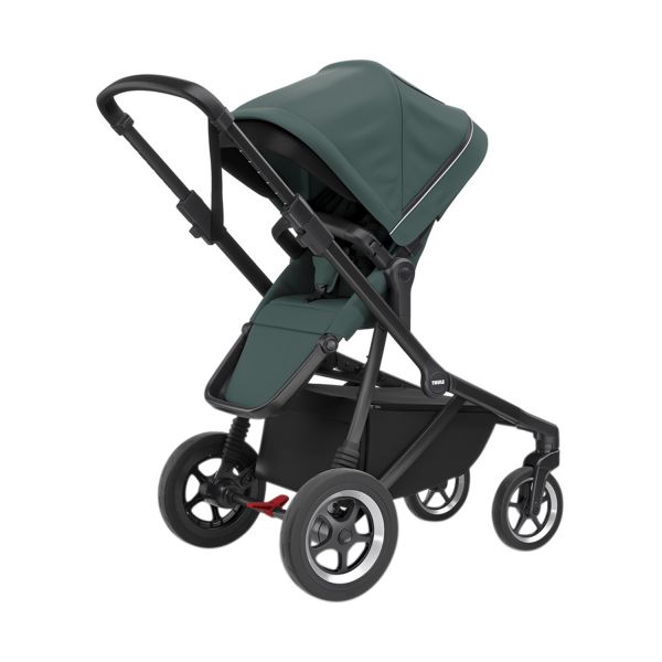 Thule Sleek Kinderwagen - Soft Green On Black