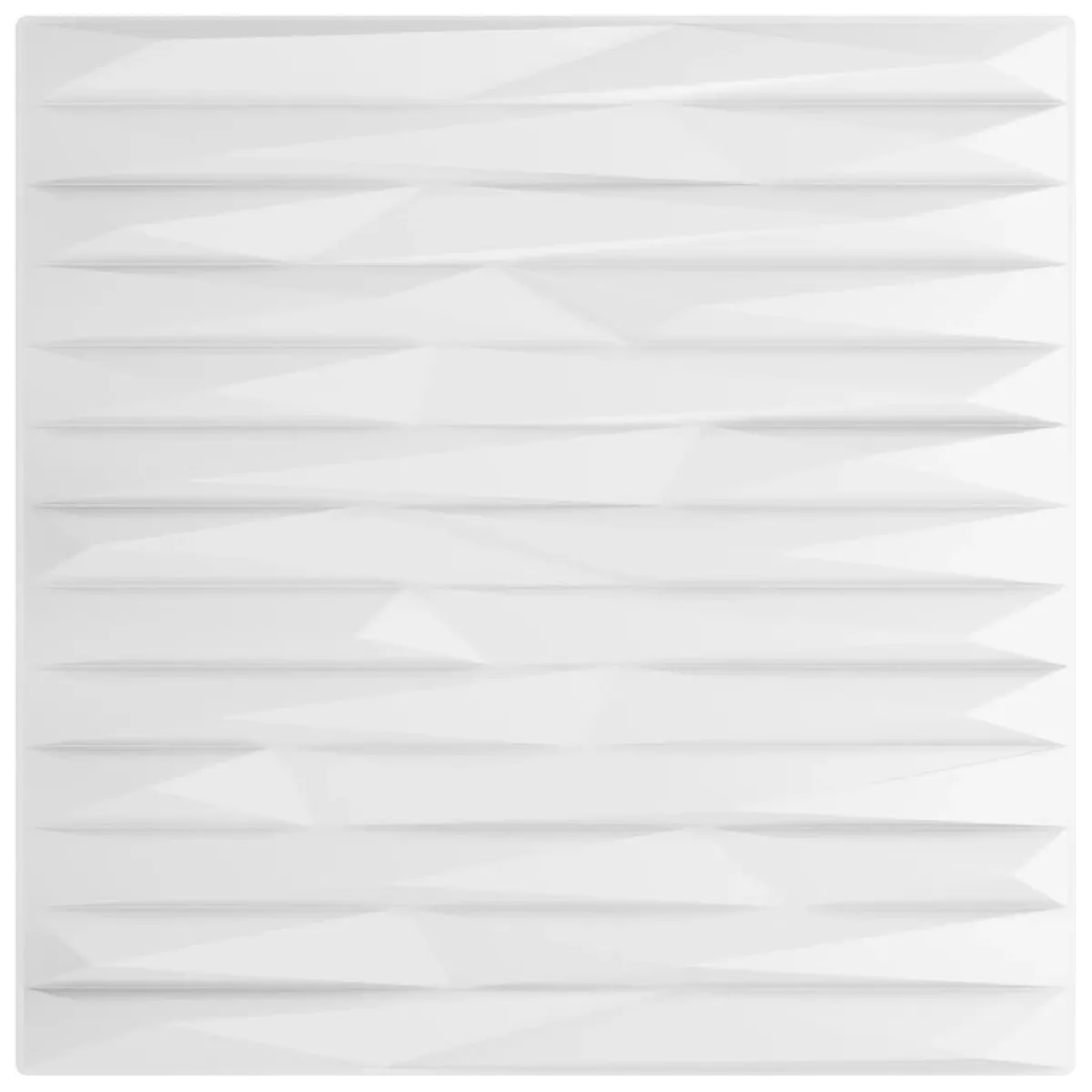 vidaXL Panneaux muraux 48 pcs - Blanc