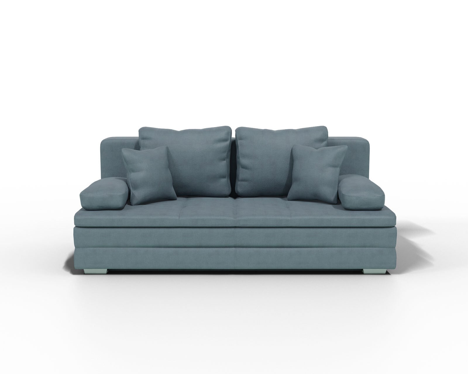 Schlafsofa Lindau Mikrofaser Dunkelgrau