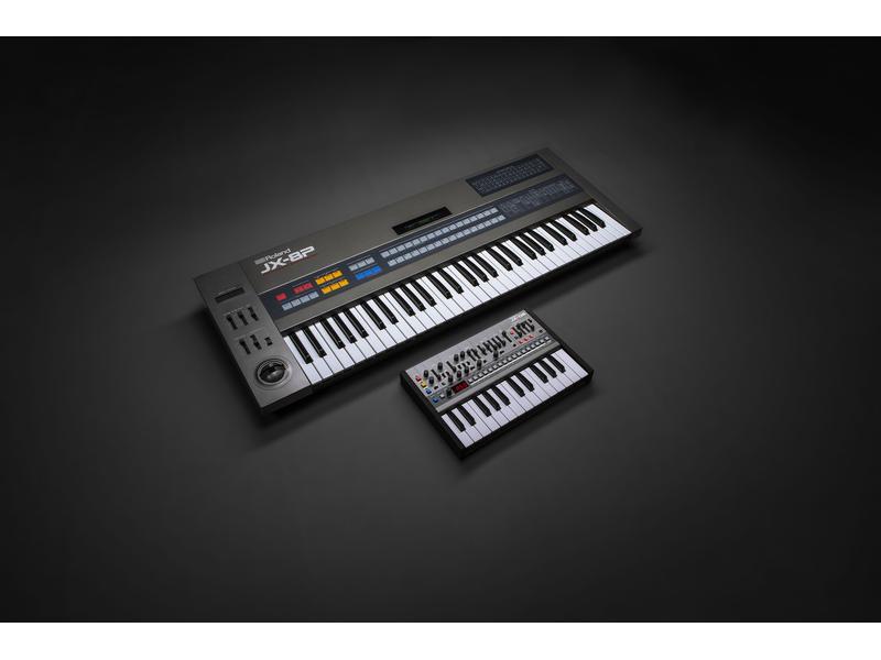 Roland Synthesizer JX-08 Authentischer JX-8P Sound mit originalem Spiel- und Klangerzeugungsverhalten